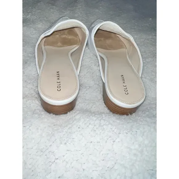 Cole Haan white Pointed Toe Mules - size 10 - Picture 5 of 8